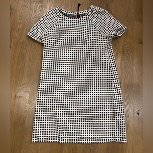 Lou & Grey Monochrome Grid Mini Dress